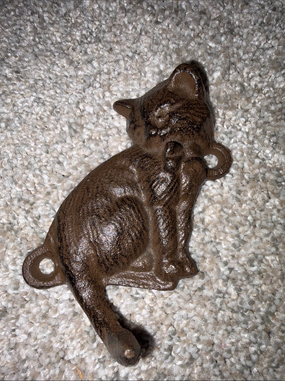 Cast Iron Cat Wall Hook
